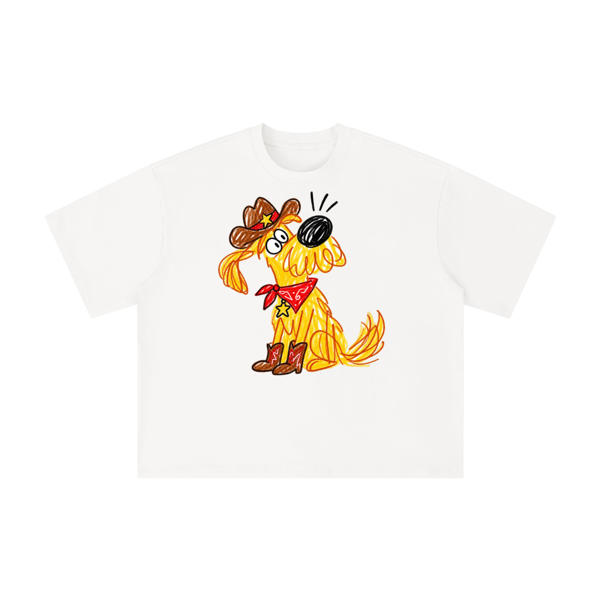 Howdy Cowboy Dog Graphic Tee
