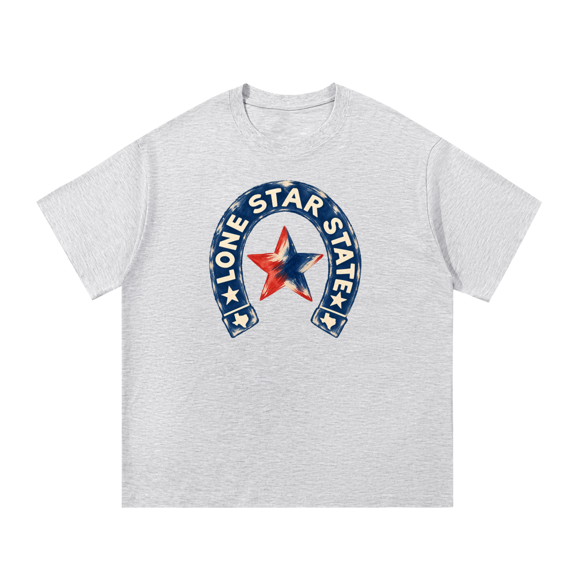 Lone Star State Vintage Horseshoe Graphic Tee