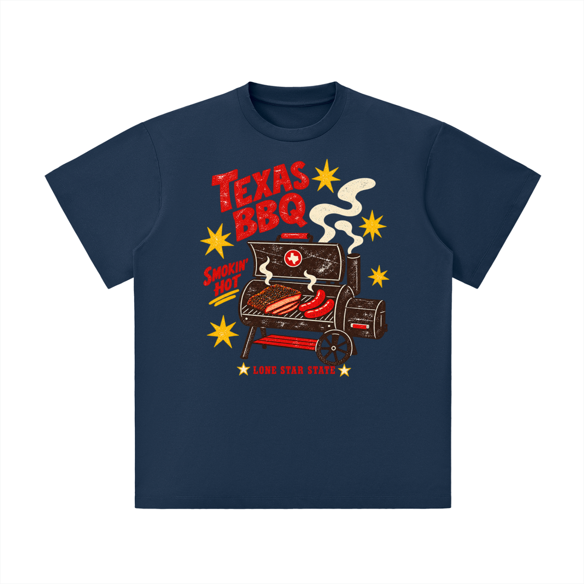Vintage Texas BBQ Smokin’ Hot Graphic Tee