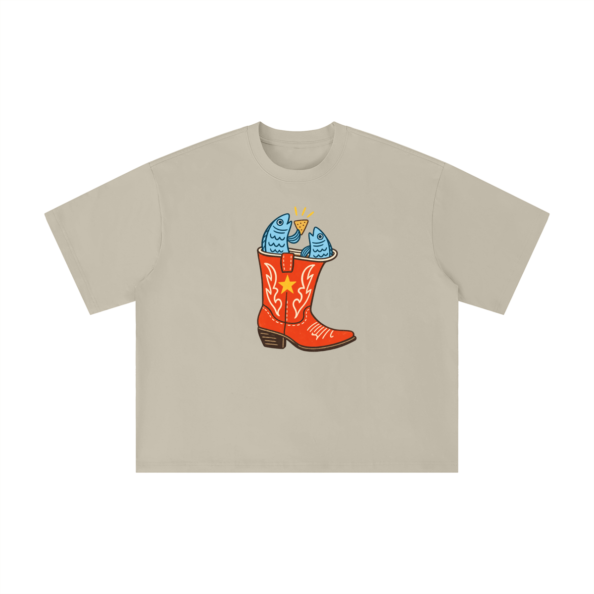 Texas Boot Fish Fiesta Graphic Tee