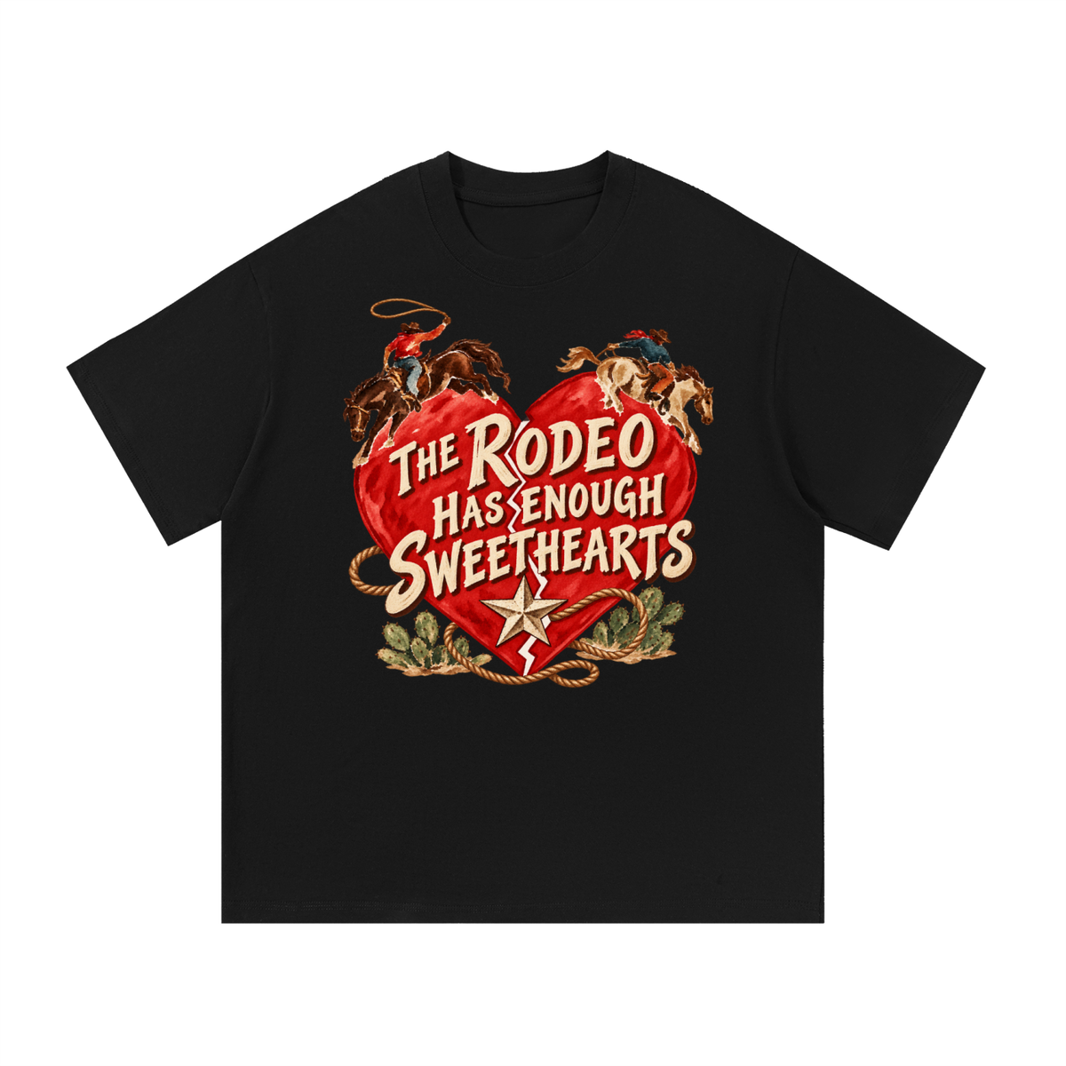 The Rodeo Has Enough Sweethearts Western Graphic Tee
