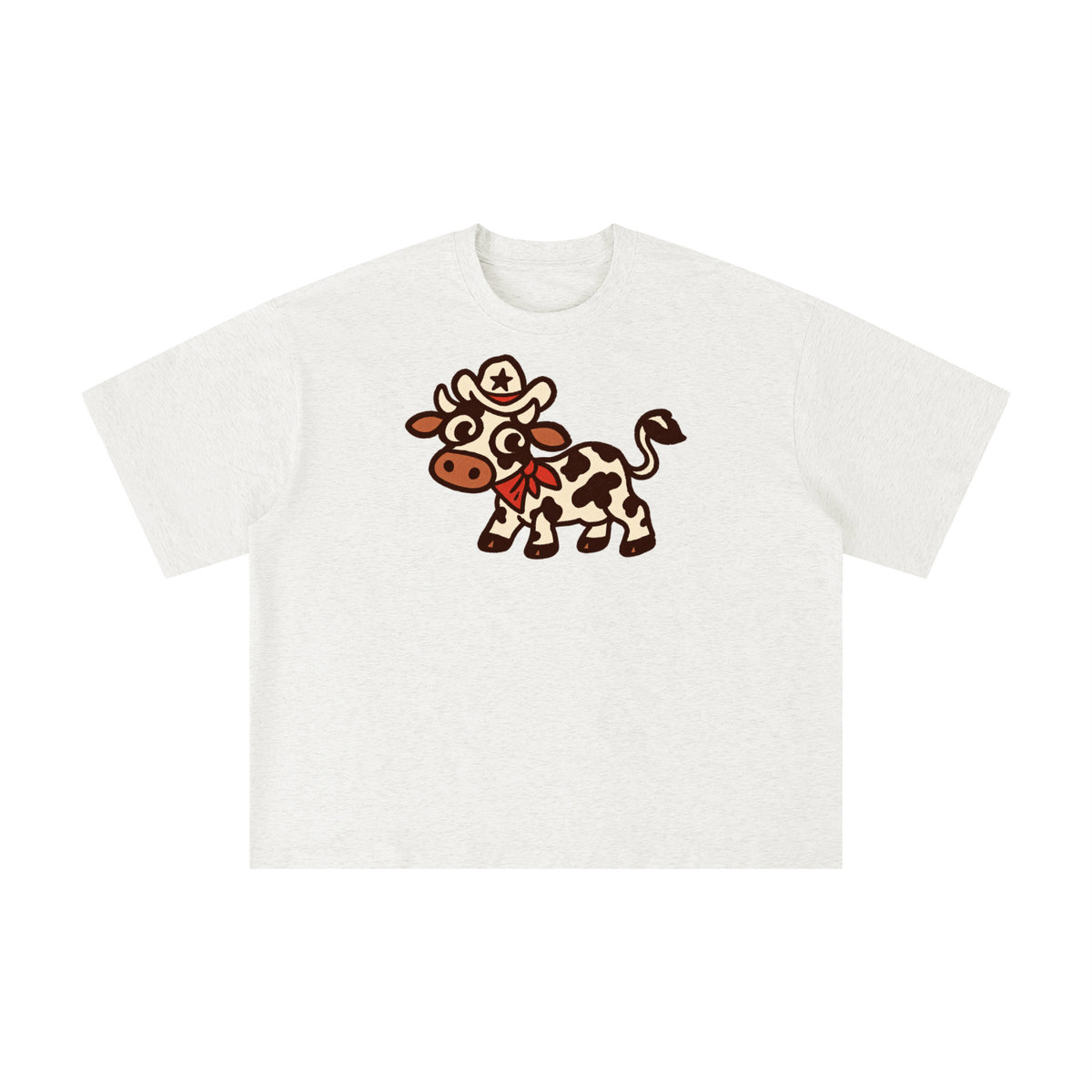 Retro Texas Cowboy Cow Graphic Tee