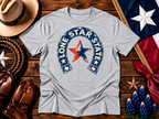 Lone Star State Vintage Horseshoe Graphic Tee