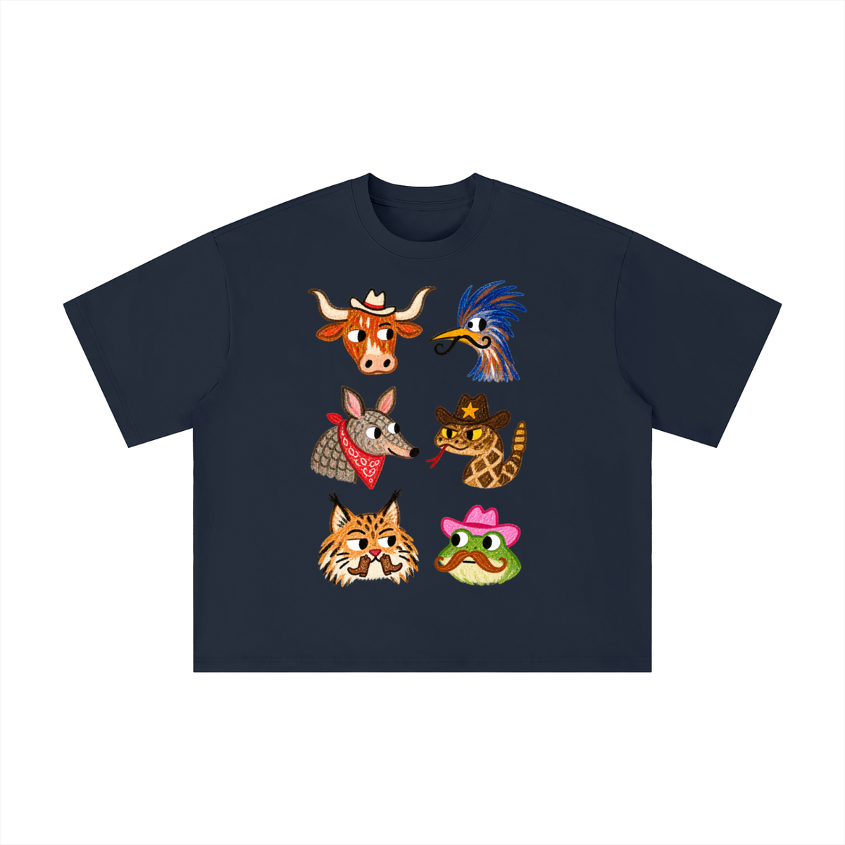 Texas Cowboy Critters Tee
