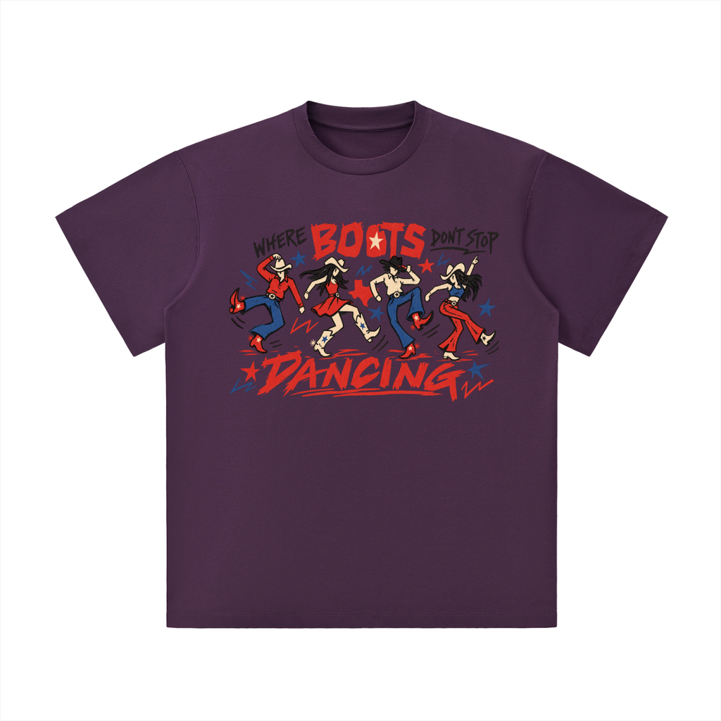 Where Boots Don’t Stop Dancing Texas Tee