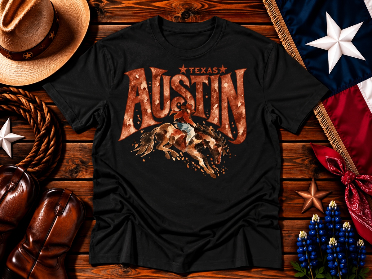 Austin Texas Western Horse Graphic Tee