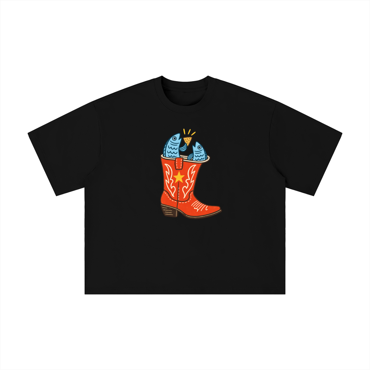 Texas Boot Fish Fiesta Graphic Tee