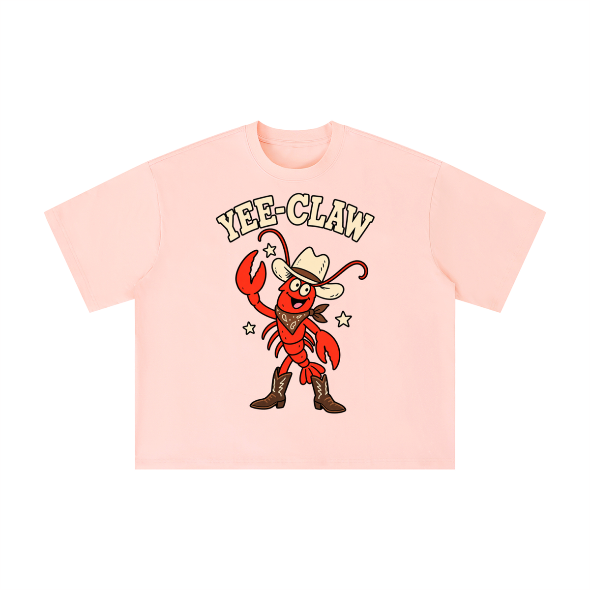 Yee-Claw Texas Crawfish Cowboy Graphic Tee
