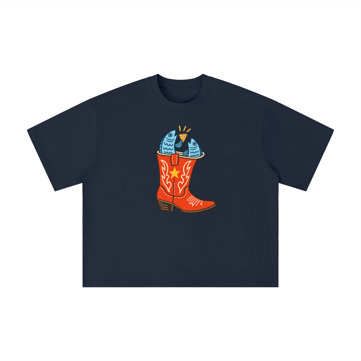 Texas Boot Fish Fiesta Graphic Tee
