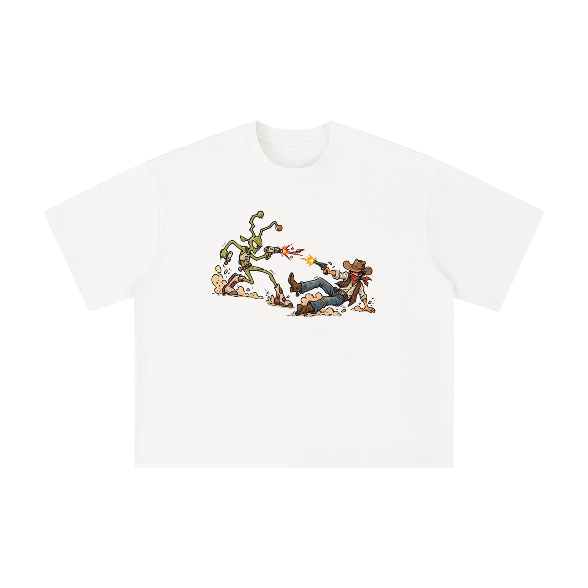 Cosmic Cowboy Showdown Graphic Tee