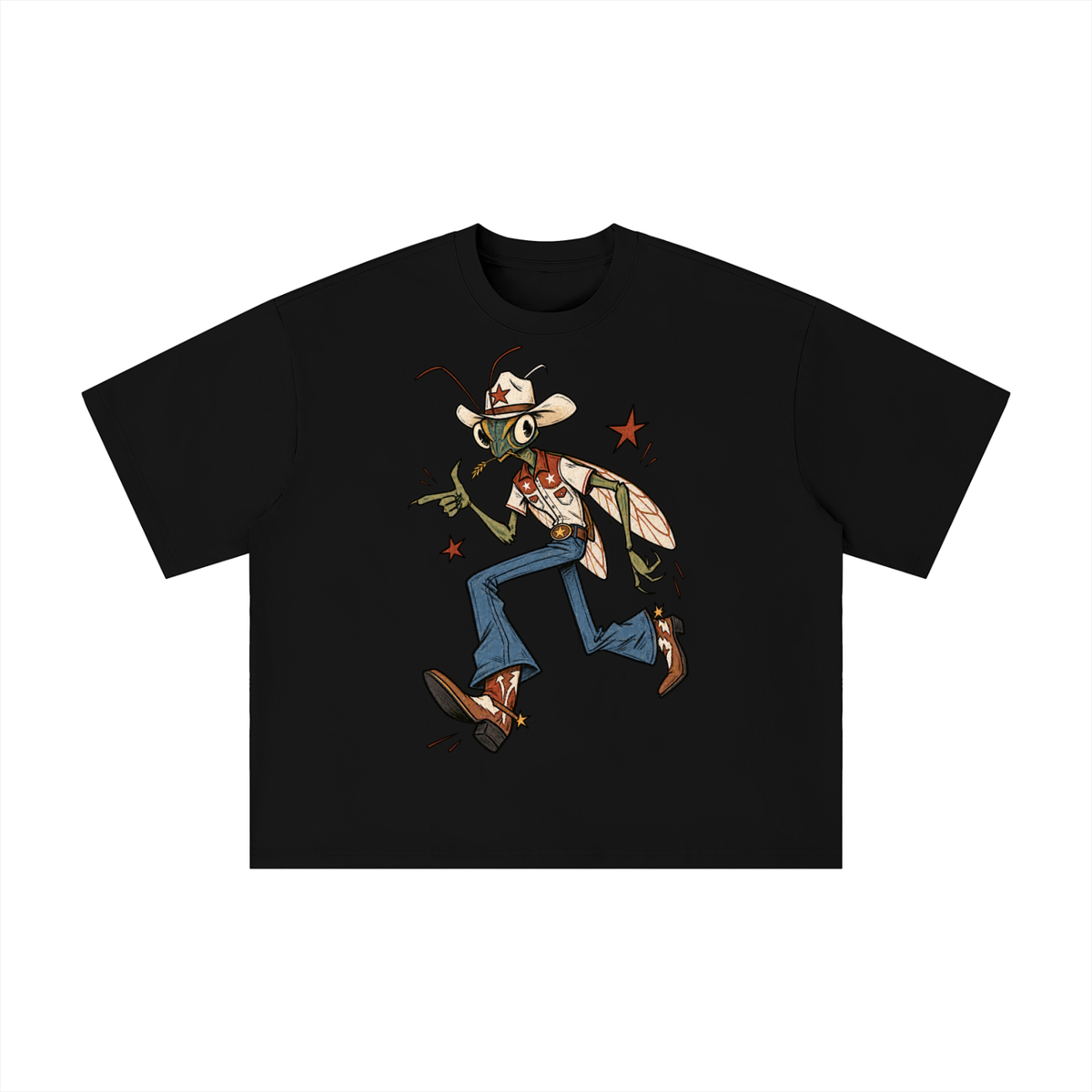 Texas Cicada Cowboy Graphic Tee