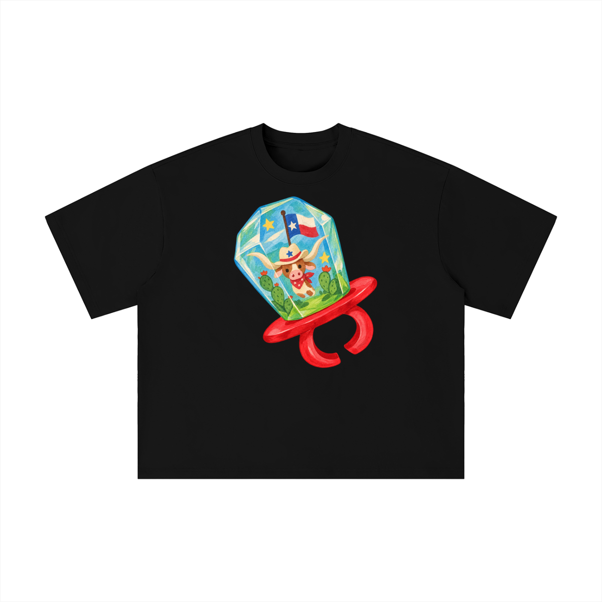 Texas Longhorn Gem Rattle Graphic Tee