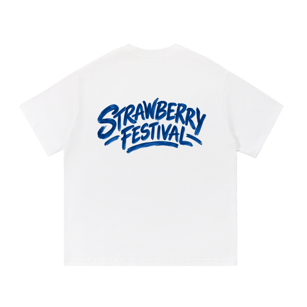 Texas Strawberry Watercolor Graphic Tee