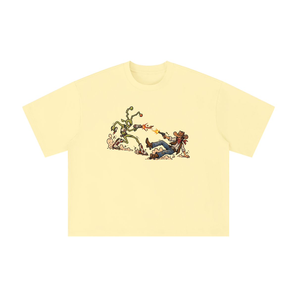 Cosmic Cowboy Showdown Graphic Tee