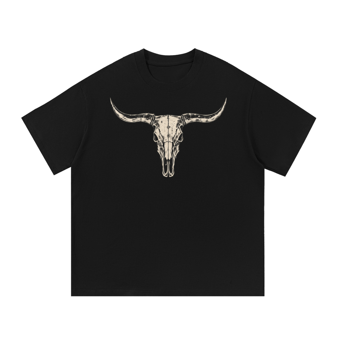 Vintage Longhorn Skull Western Graphic Tee