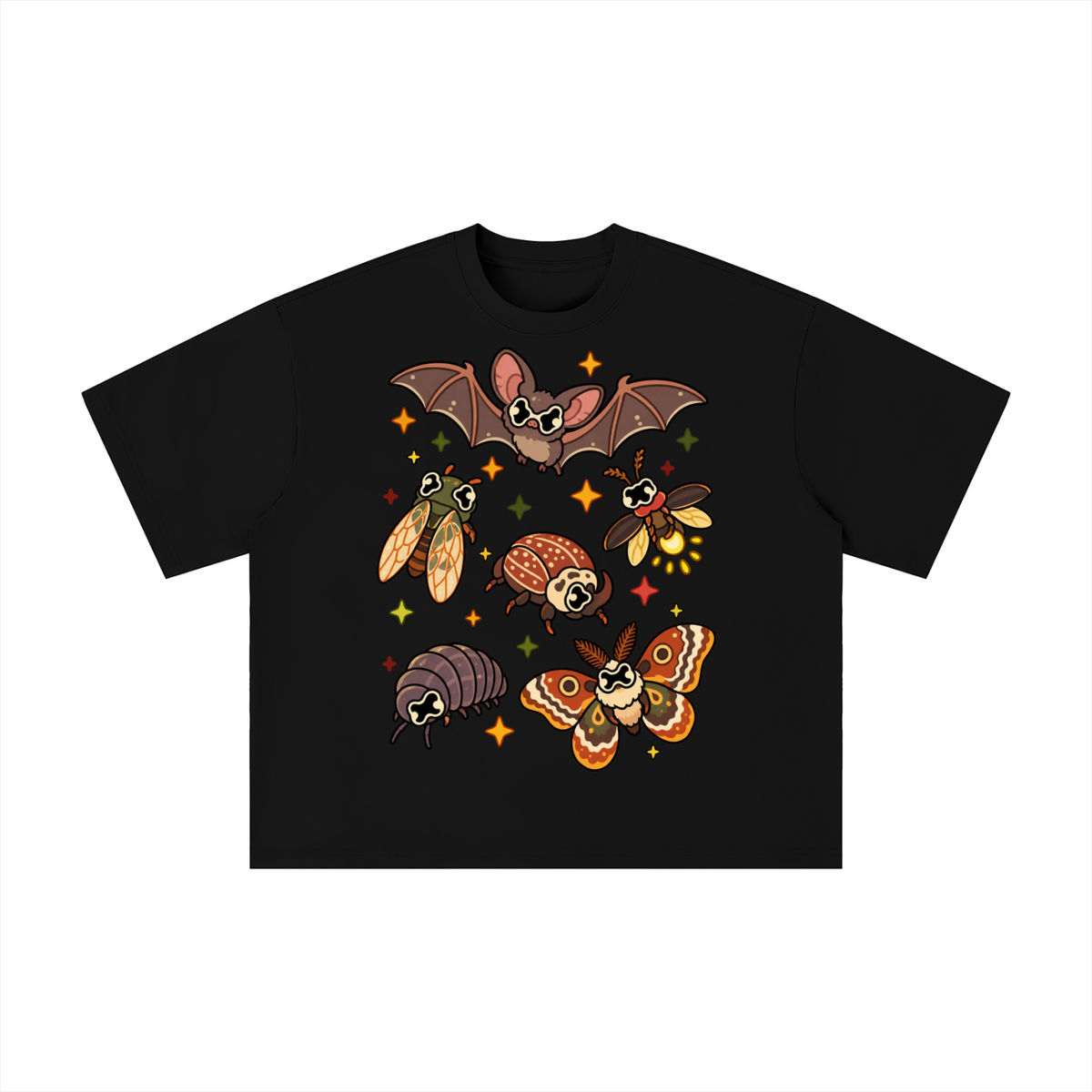 Texas Bats & Bugs Retro Graphic Tee