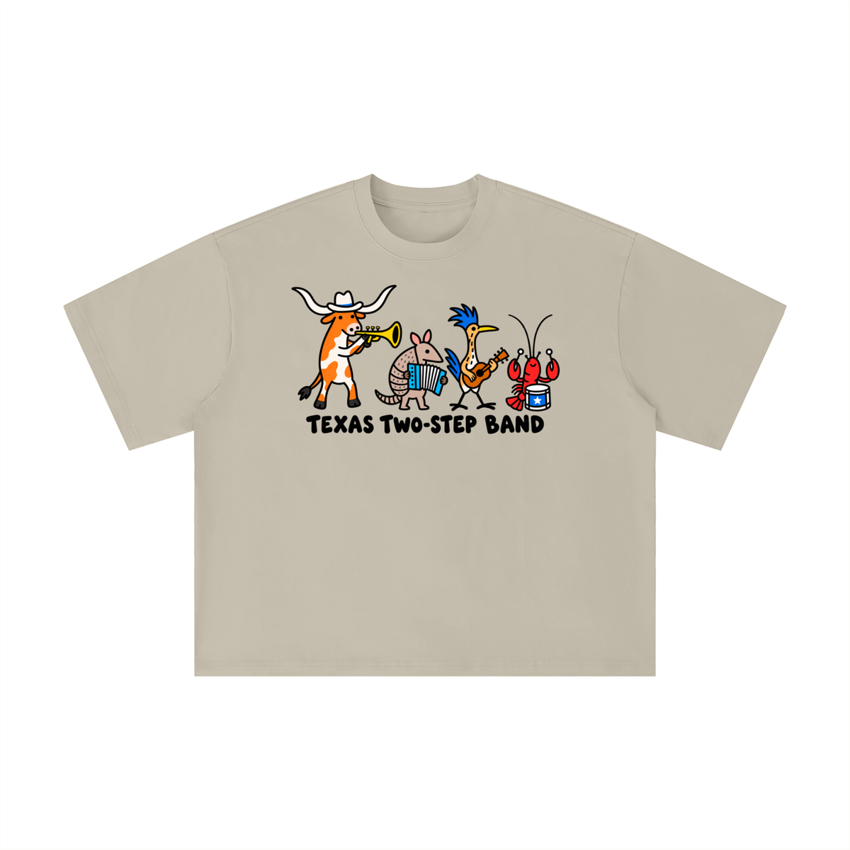 Texas Two-Step Animal Band Graphic Tee