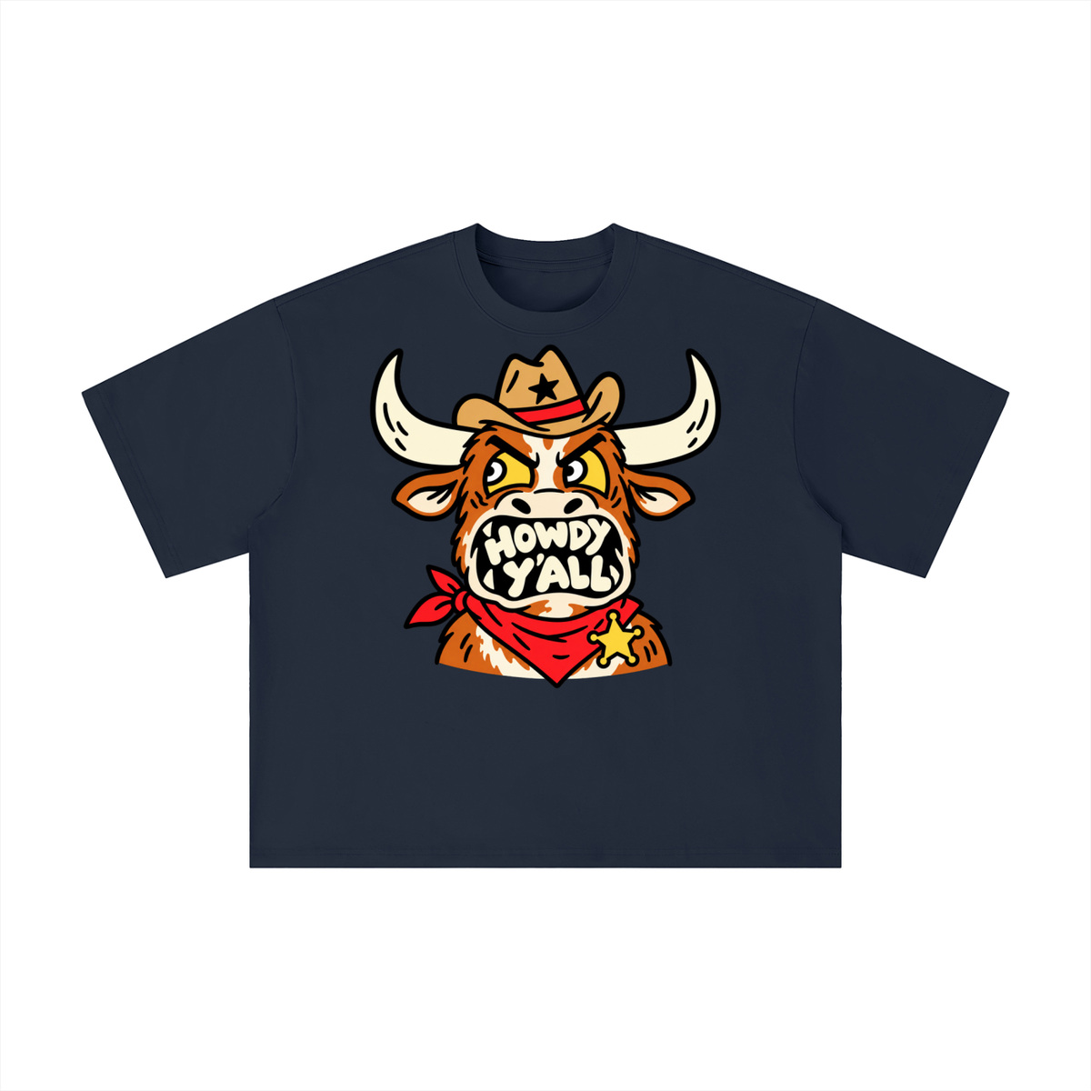 Howdy Y’all Texas Longhorn Sheriff Graphic Tee