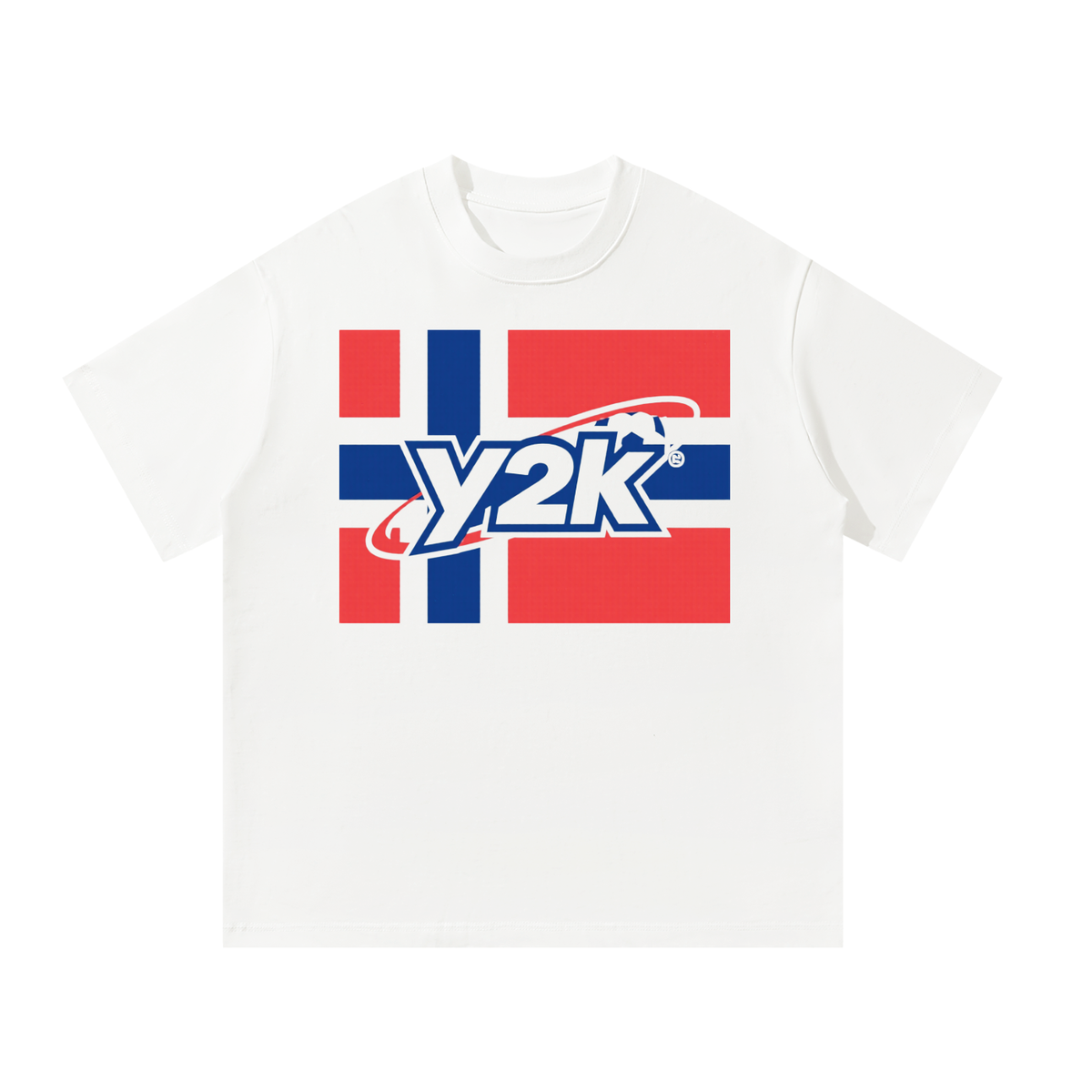 Y2k Norwegian flag Unisex Oversized T-Shirt