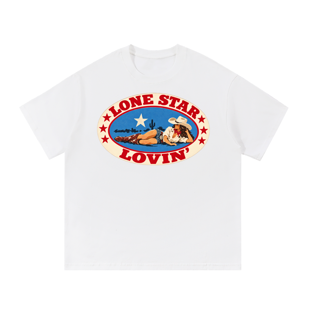Lone Star Lovin’ Texas Cowgirl Graphic Tee