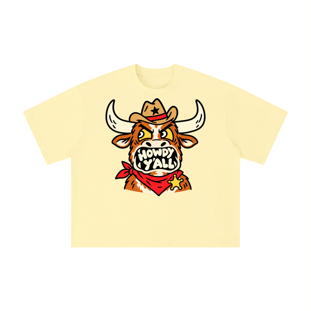 Howdy Y’all Texas Longhorn Sheriff Graphic Tee