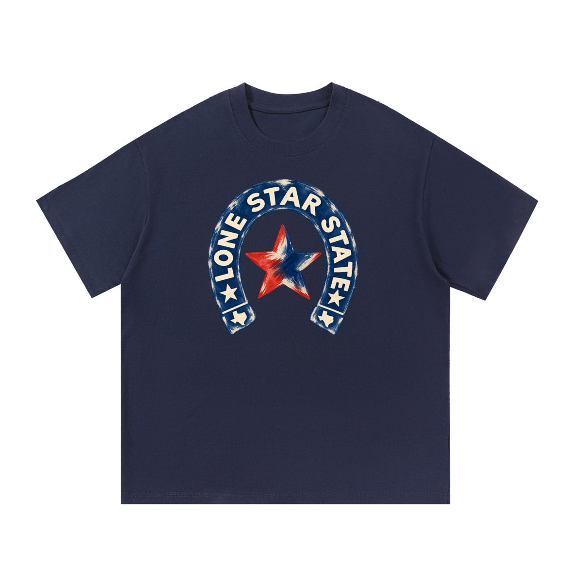 Lone Star State Vintage Horseshoe Graphic Tee
