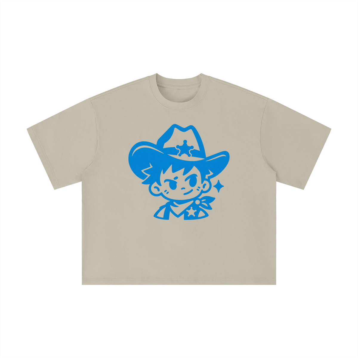Blue Texas Cowboy Sheriff Tee