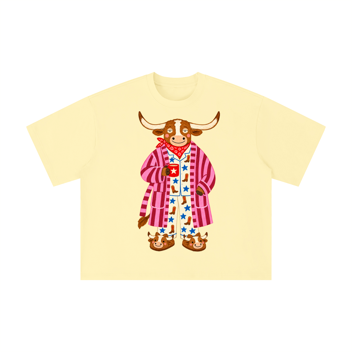 Cozy Texas Longhorn Pajama Tee