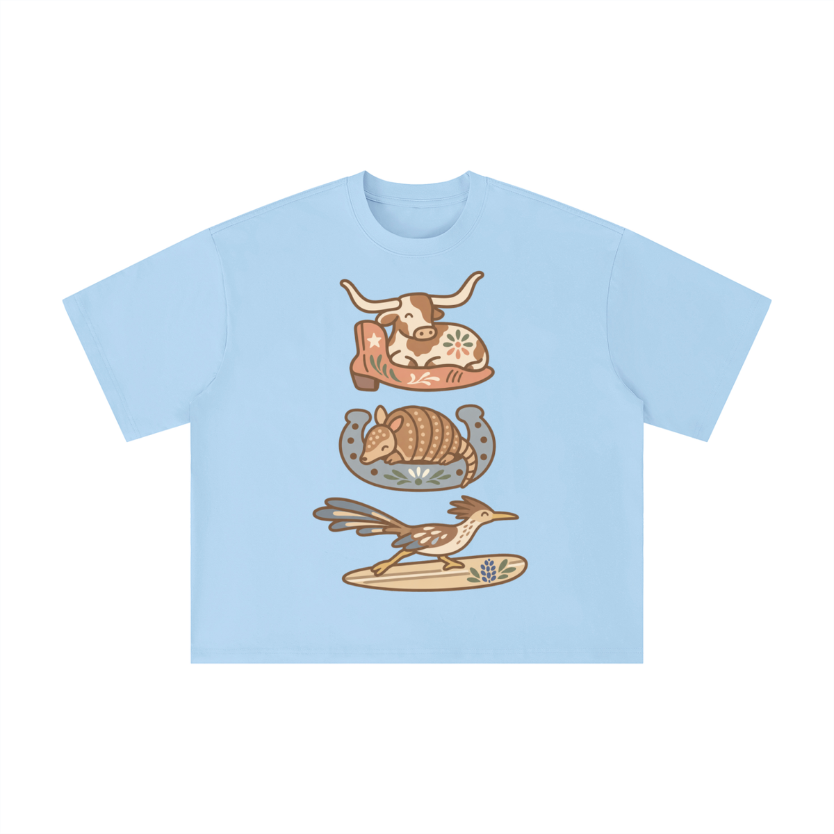 Texas Wildlife Western Trio Graphic Tee