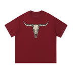 Vintage Longhorn Skull Western Graphic Tee