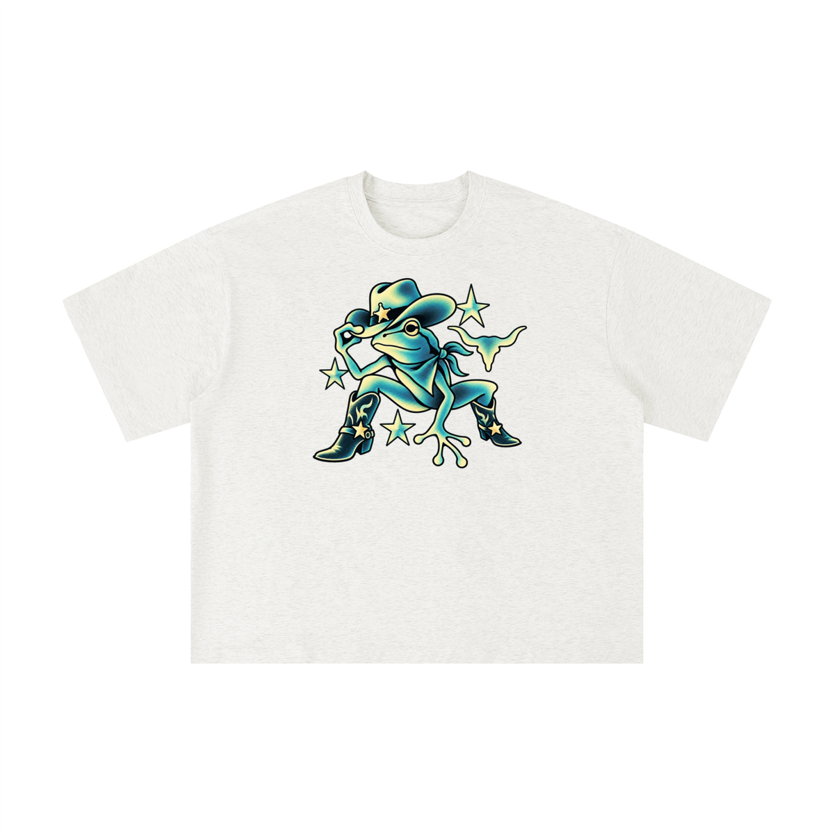 Texas Cowboy Frog Western Tee