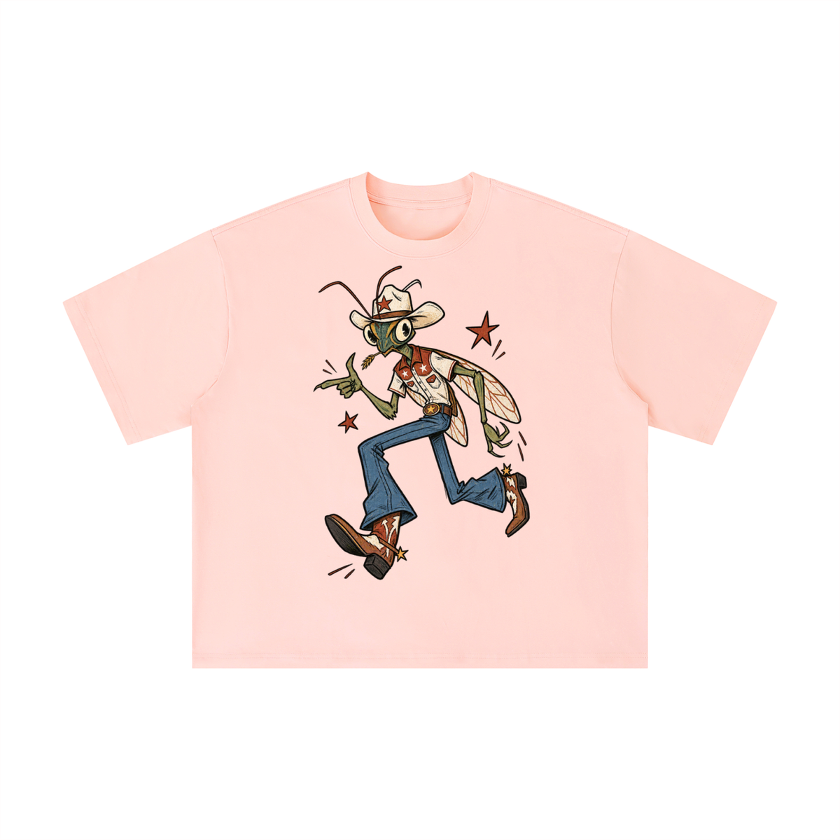 Texas Cicada Cowboy Graphic Tee