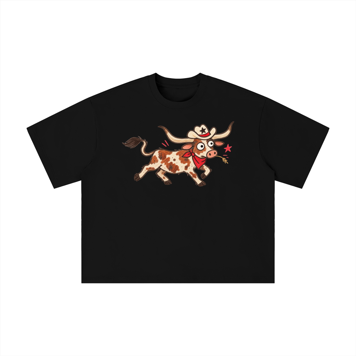 Texas Longhorn Cowboy Run Graphic Tee