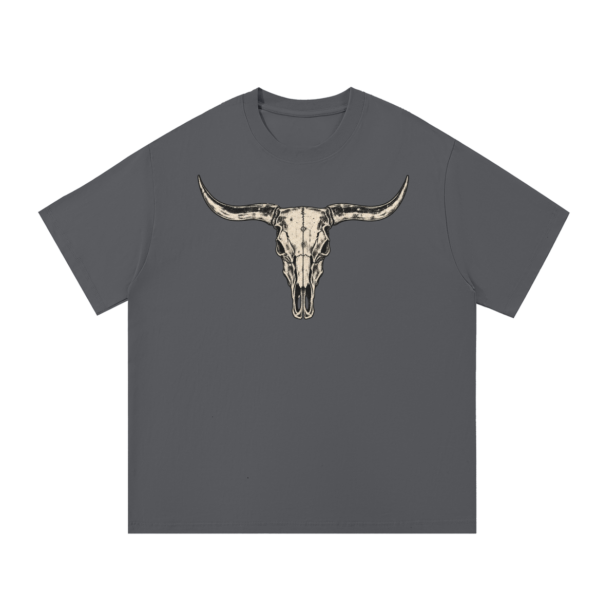 Vintage Longhorn Skull Western Graphic Tee