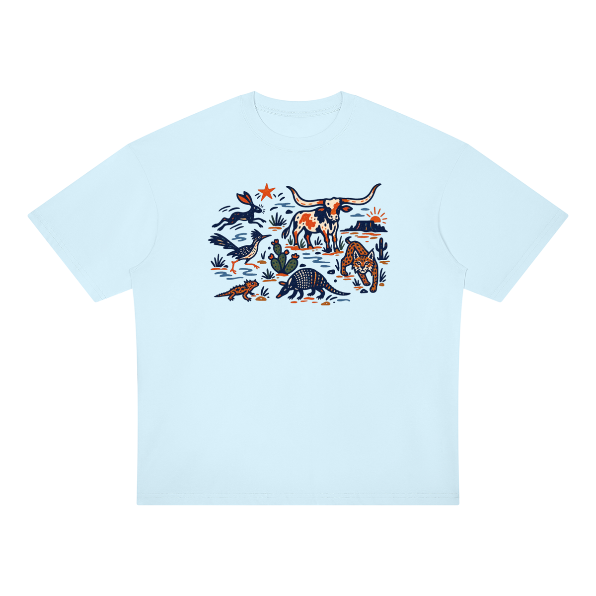 Texas Wildlife Desert Adventure Graphic Tee