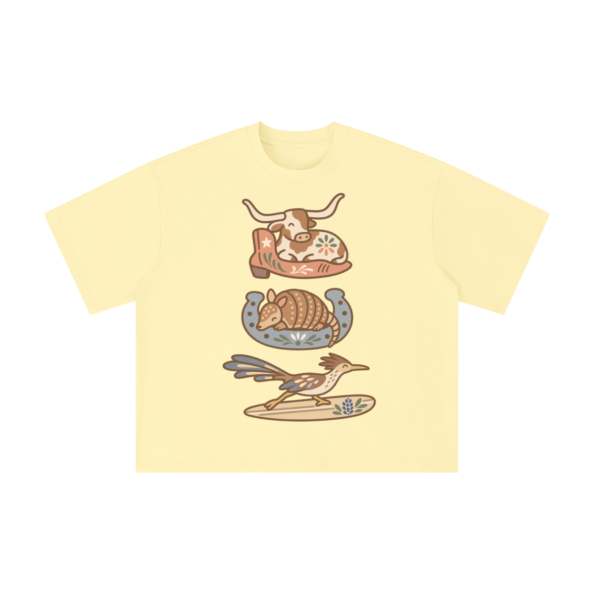 Texas Wildlife Western Trio Graphic Tee