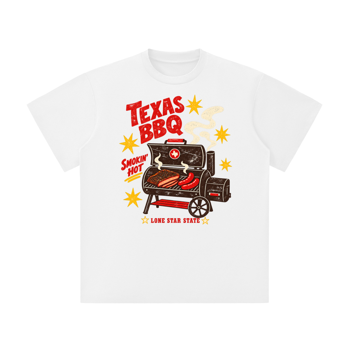 Vintage Texas BBQ Smokin’ Hot Graphic Tee