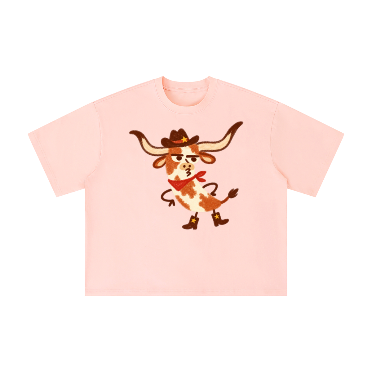 Sassy Texas Longhorn Cowboy Graphic Tee
