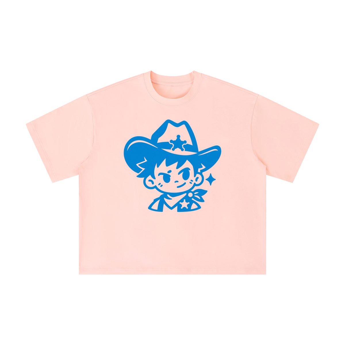 Blue Texas Cowboy Sheriff Tee