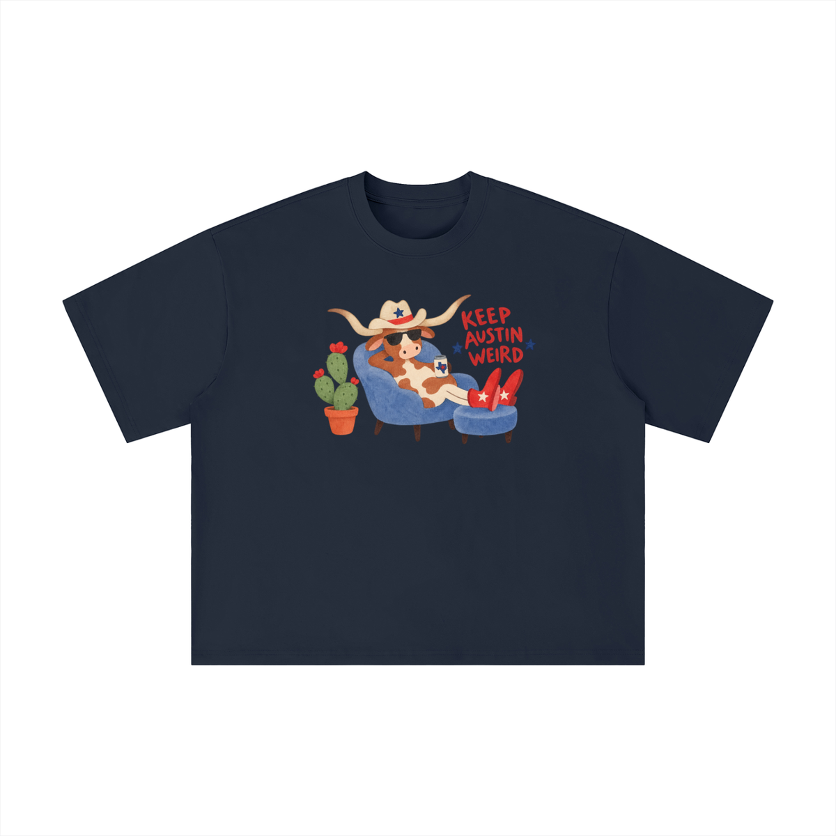 Keep Austin Weird Longhorn Lounge Graphic Tee