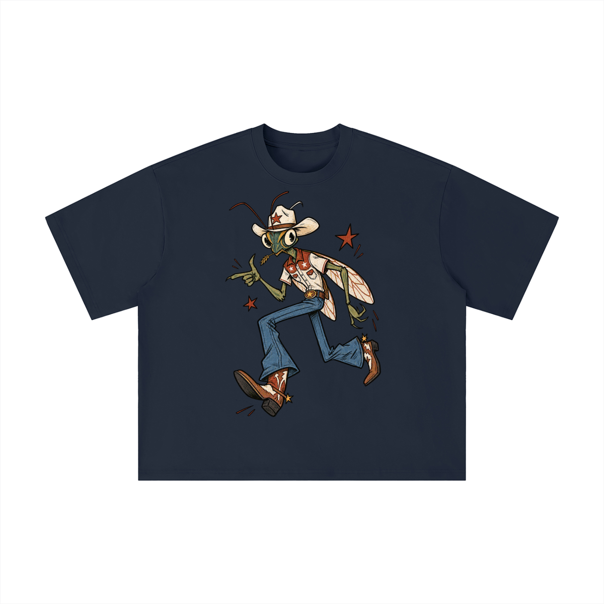 Texas Cicada Cowboy Graphic Tee