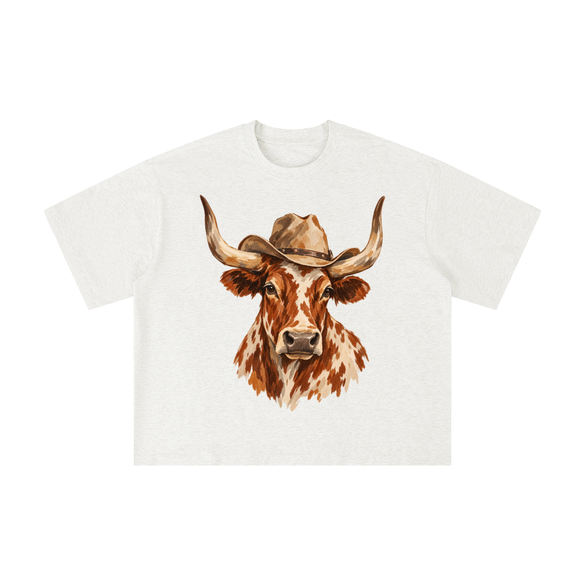 Vintage Texas Longhorn Cowboy Hat Graphic Tee