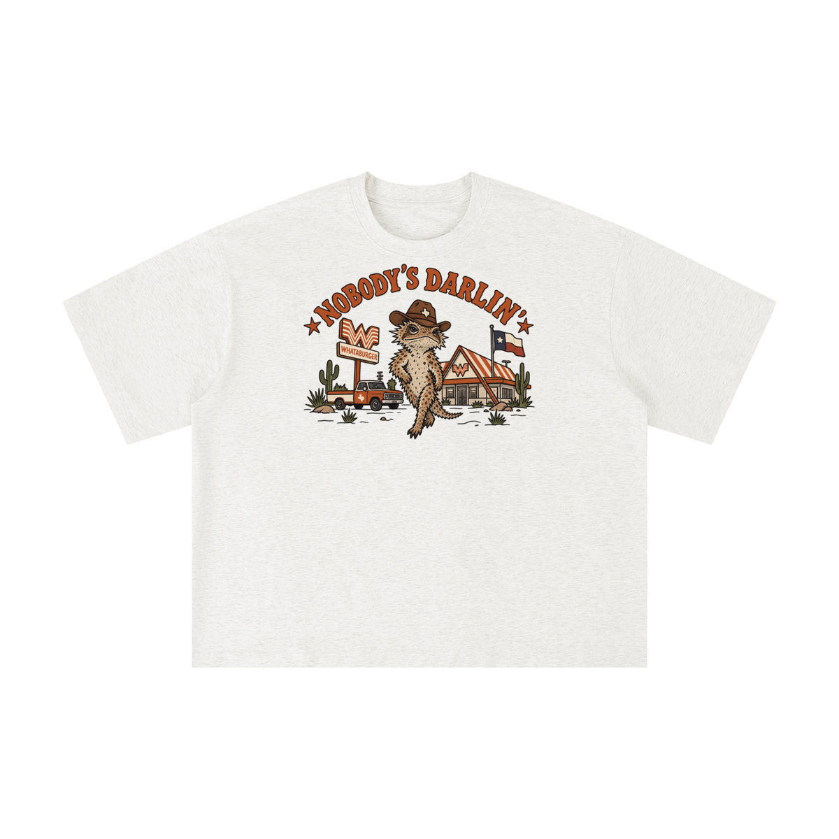 Howdy’s Darlin’ Texas Lizard Shirt – Western Texas Whataburger Tee
