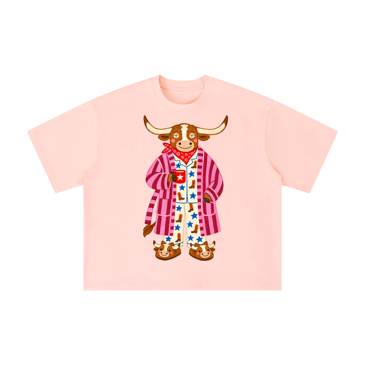 Cozy Texas Longhorn Pajama Tee