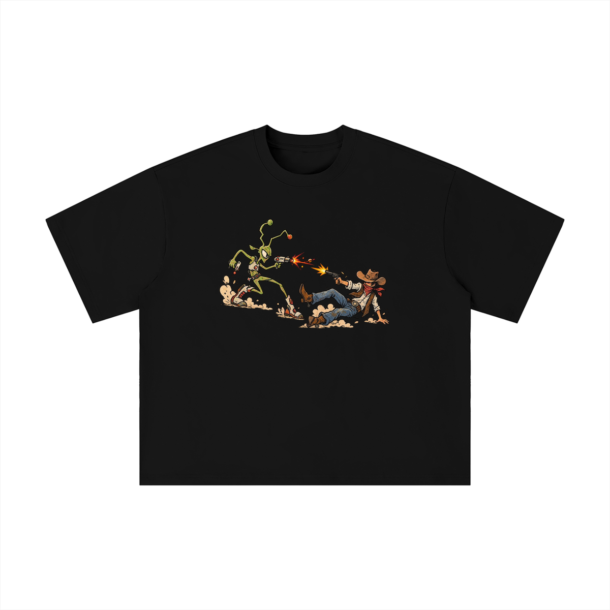 Cosmic Cowboy Showdown Graphic Tee