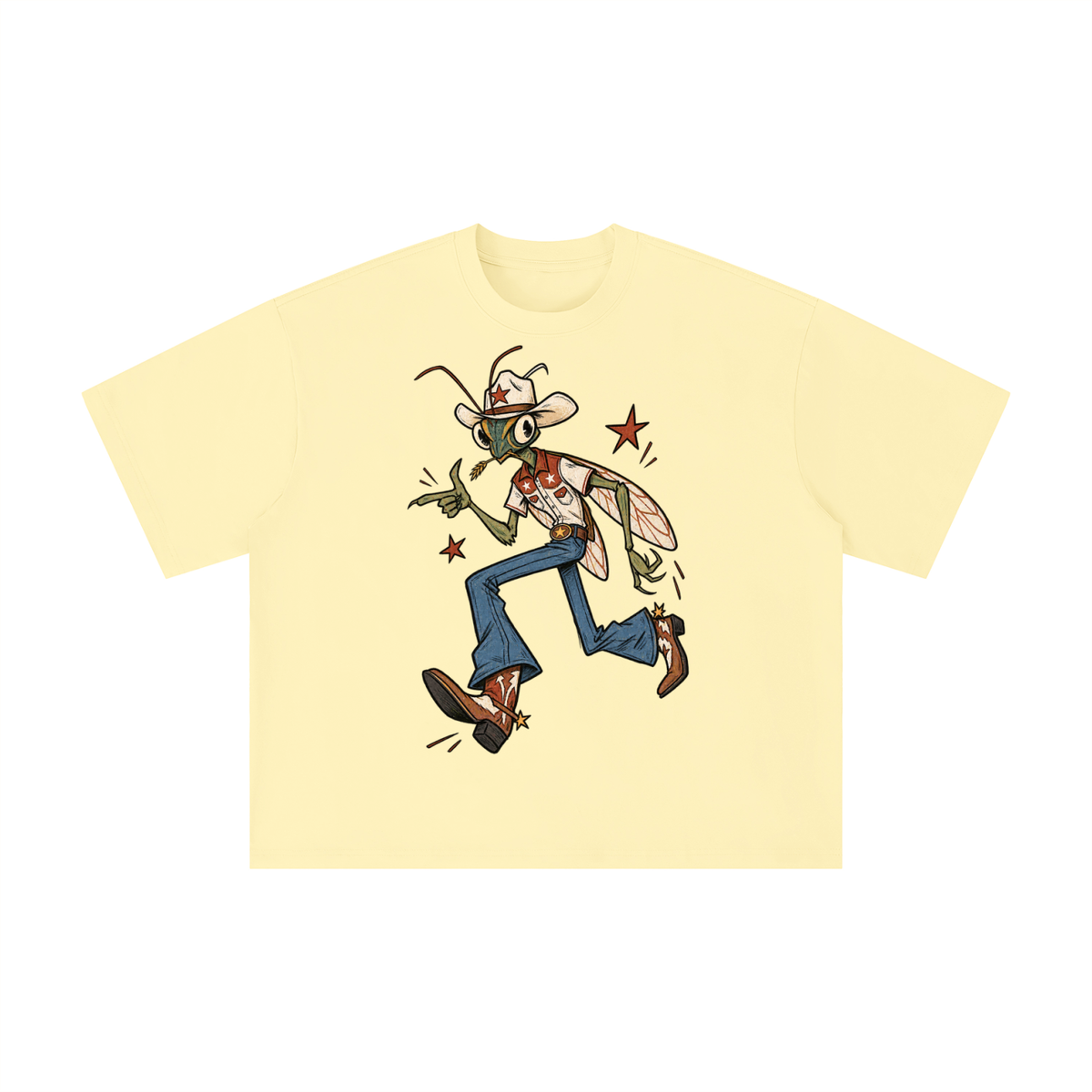 Texas Cicada Cowboy Graphic Tee