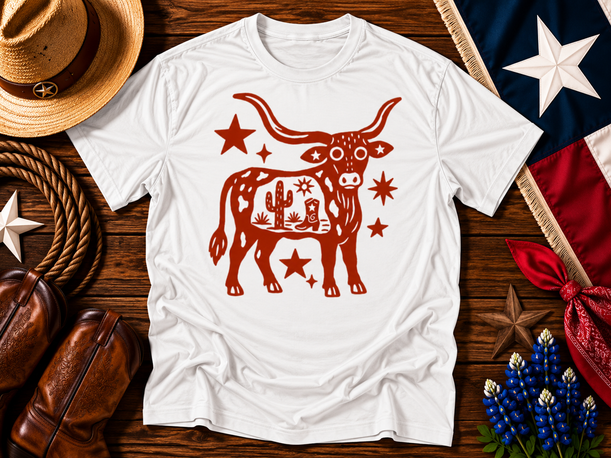 Texas Longhorn Desert Spirit Graphic Tee