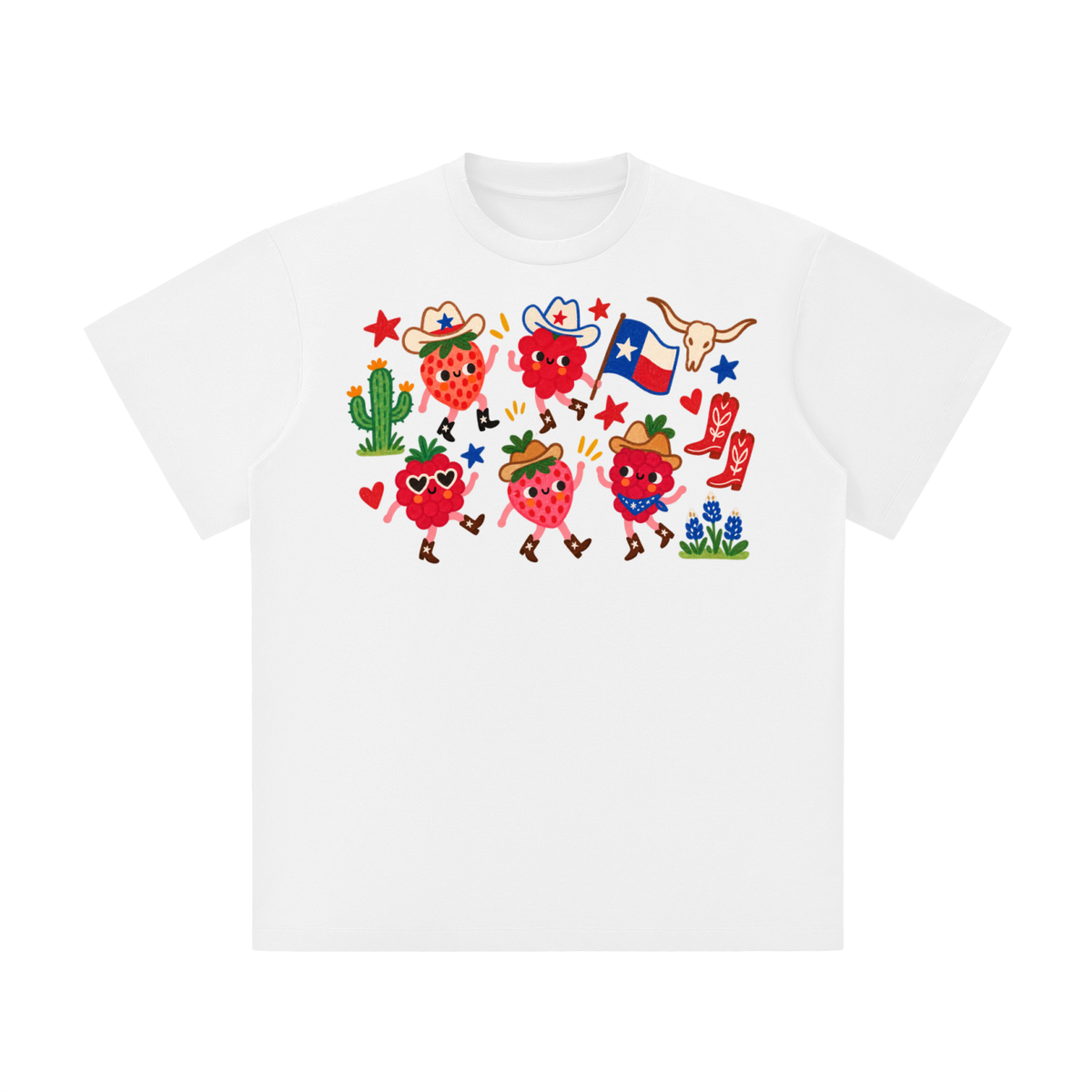 Texas Berry Cowgirls Graphic Tee