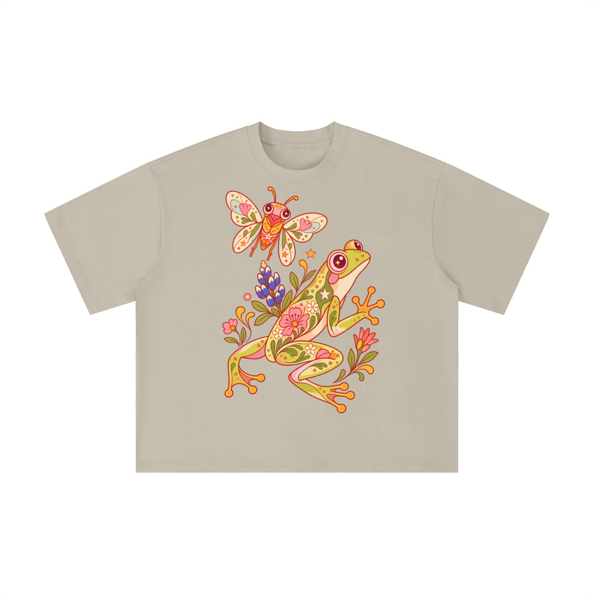Texas Frog & Cicada Wildflower Graphic Tee
