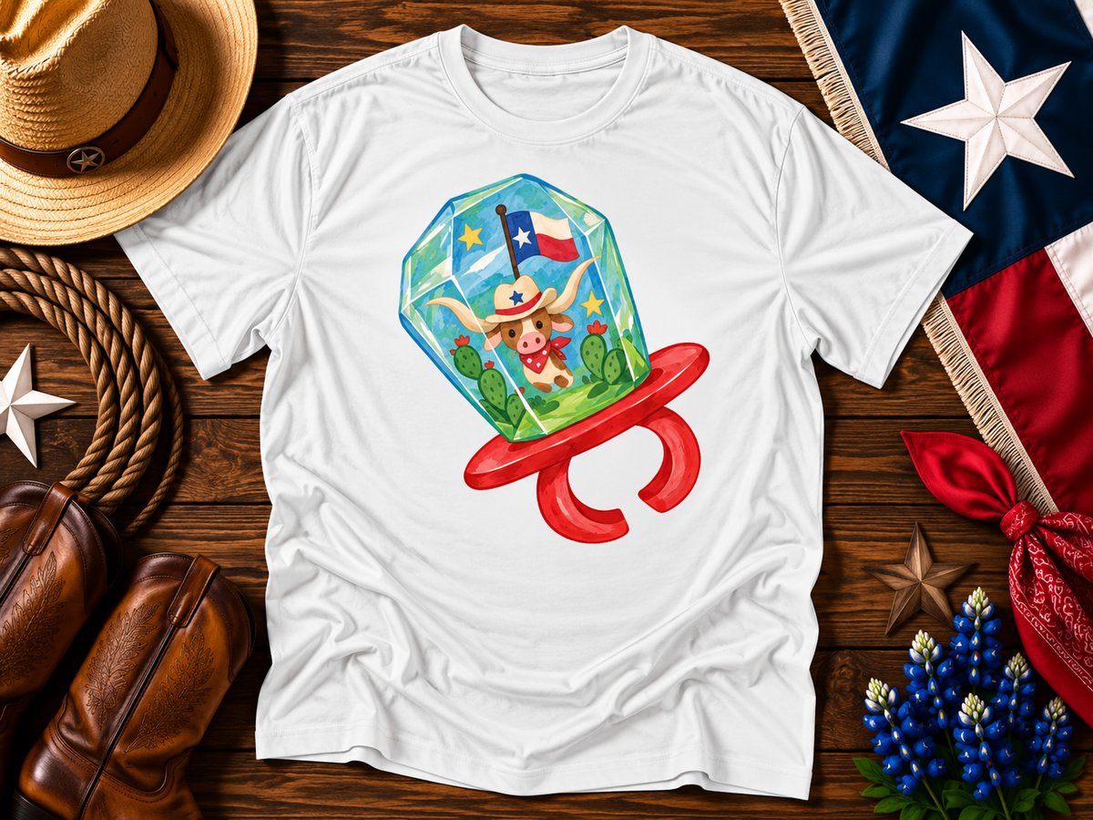 Texas Longhorn Gem Rattle Graphic Tee